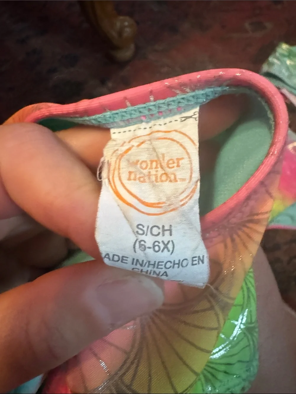 Girls Rainbow tie dye Bikini Sets X2